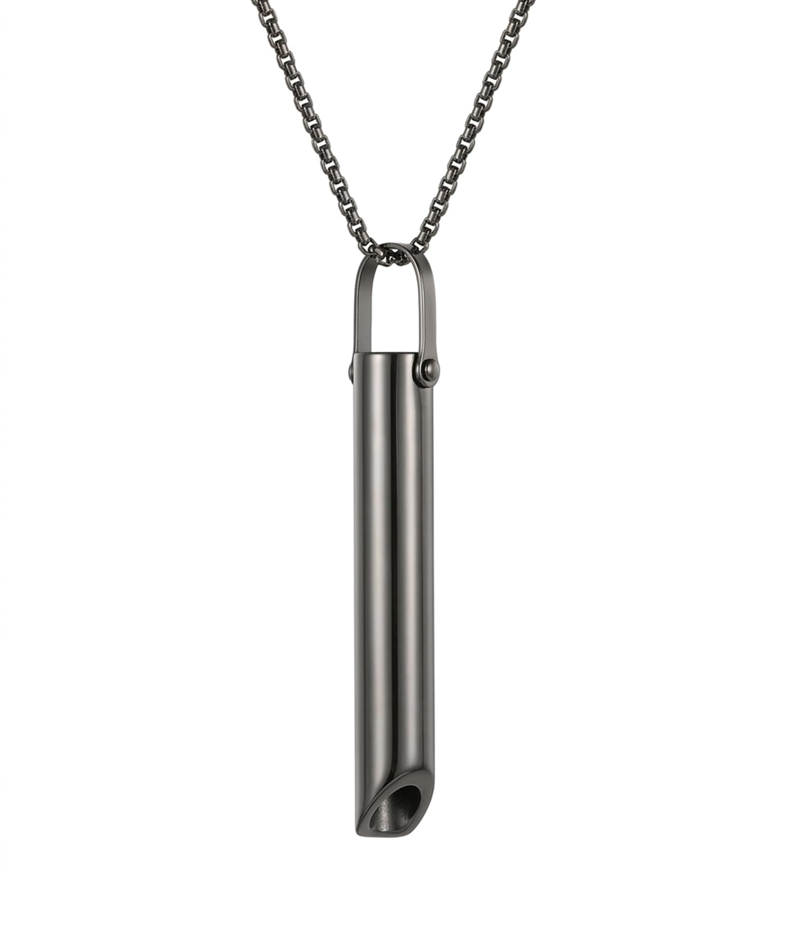 Breathing Device to Quit Smoking, Vaping Breathing Necklace for Stress Relief and Anxiety Management, Stainless Steel Wearable Breathing Exercise Tool for Office Workers and Students, 1 Piece-image-32