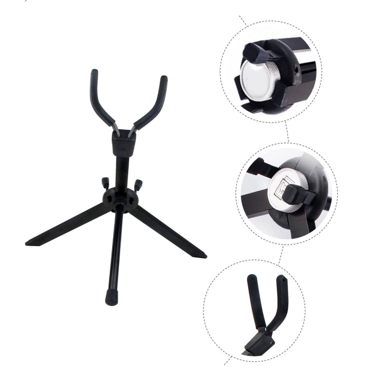 Mikinona Supporto Per Sassofono e Portatile Rack Per Sassofono Pratico Per Casa e Negozio Supporto Resistente e Compatto Per Strumenti Musicali