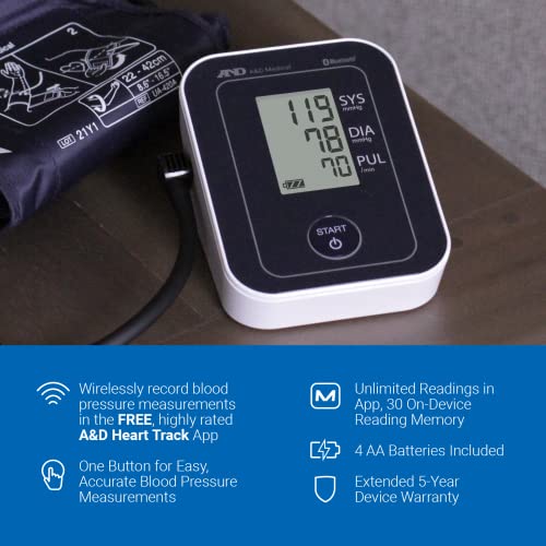 A&D Medical UA-651BLE Deluxe Upper Arm Blood Pressure Monitor With Bluetooth thumb #1
