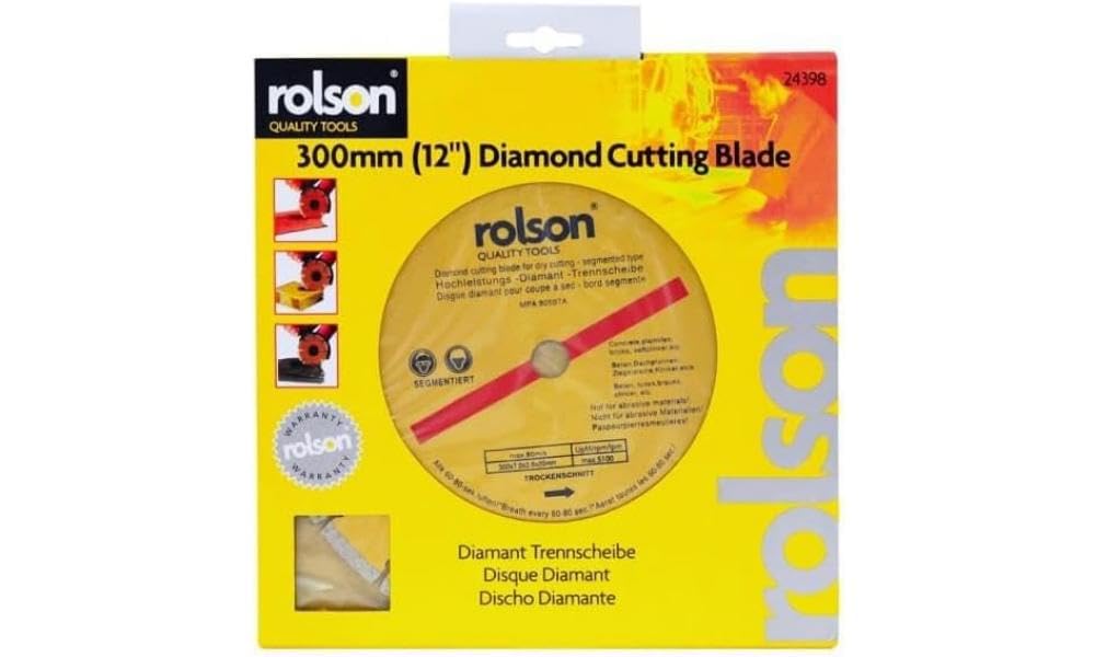 Rolson 24398 Lame de diamant de coupe à sec 12 pouces (300 mm)