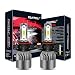 FANTELI 5202/PSX24W/5200/5201/9009 LED Headlight Bulbs All-in-One Conversion Fog Driving Lights Foglights Kit - 72W 8000LM 6000K Xenon HID Cool White Replacement Extremely Bright - 5 Years Warranty