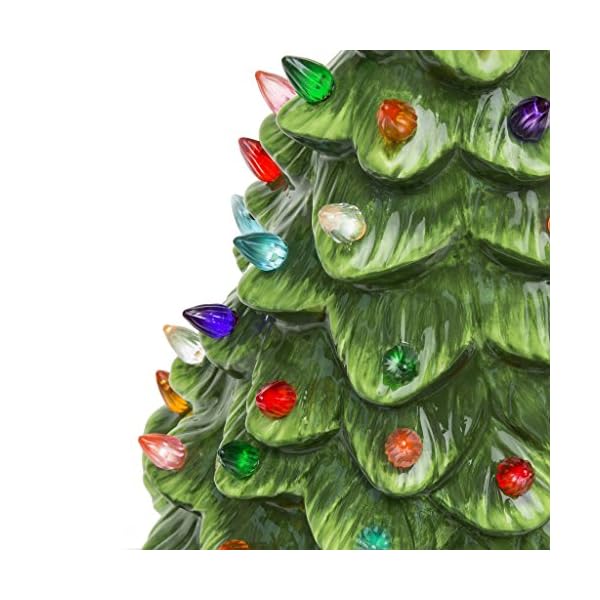 Creative Hobbies Keramik-Weihnachtsbaum-Ersatzleuchten, mittlere Drehlicht-Ornamente, kristallklar, 144 Stück – Bild 4
