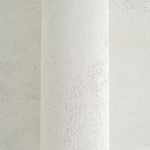 Papier peint abstrait masquez les défauts des murs blanc argent