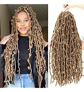 Butterfly Locs Crochet Hair 24 Inch Crochet Butterfly Locs Distressed Faux Locs Crochet Hair 6 Pa...