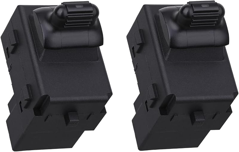 Interruptor do vidro elétrico do passageiro AiYiGu para Dodge Ram, Dakota, Durango e Chrysler – 2 unidades