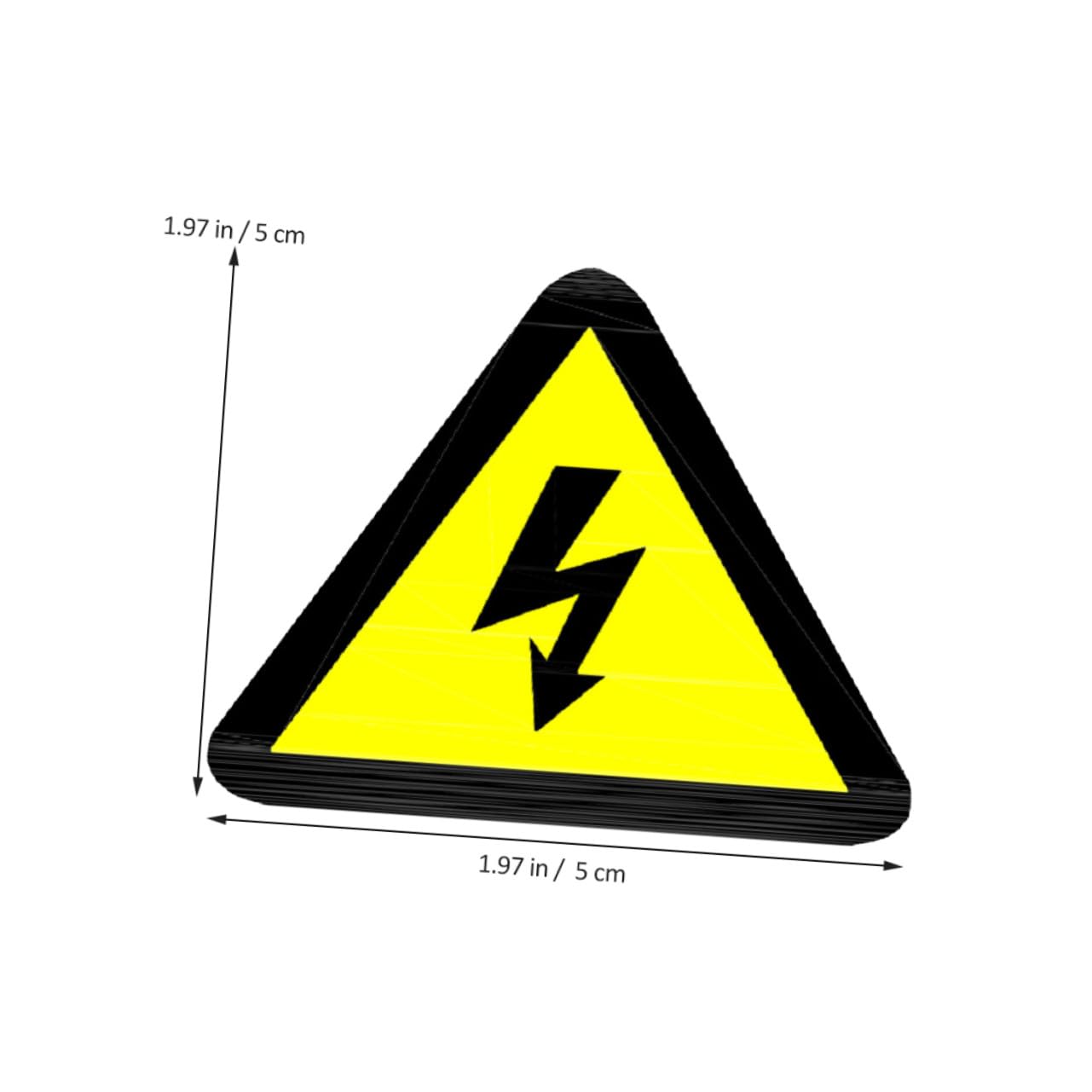 Autocollants D'avertissement de Sécurité Jaune en Adhésif Lot de 20 Étiquettes pour Boîtier Électrique pour Panneau Électrique à Usage Domestique et Scolaire