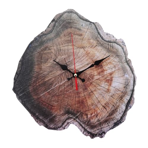 MAGICLULU Horloge Murale à Anneau Annuel Silencieuse Design Discret Piles Incluses pour Maison Bureau Salon