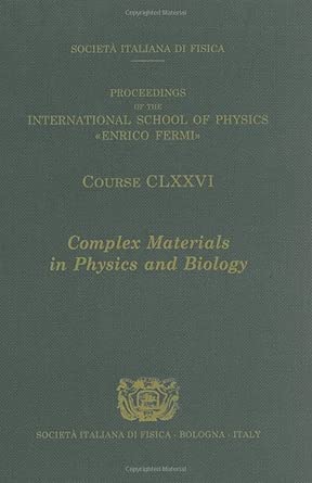 Complex Materials in Physics and Biology: 176 book cover