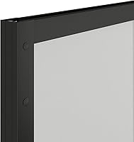 Vista 6 de BARNSMITH Panel de puerta corrediza de vidrio de aluminio de 36 x 84 pulgadas, resistente para puerta de vidrio templado esmerilado desmontado