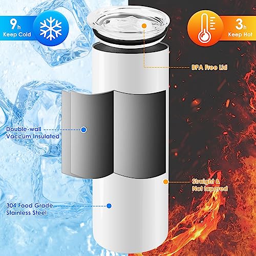 Gobelets de sublimation droits en acier inoxydable de haute qualité - 7