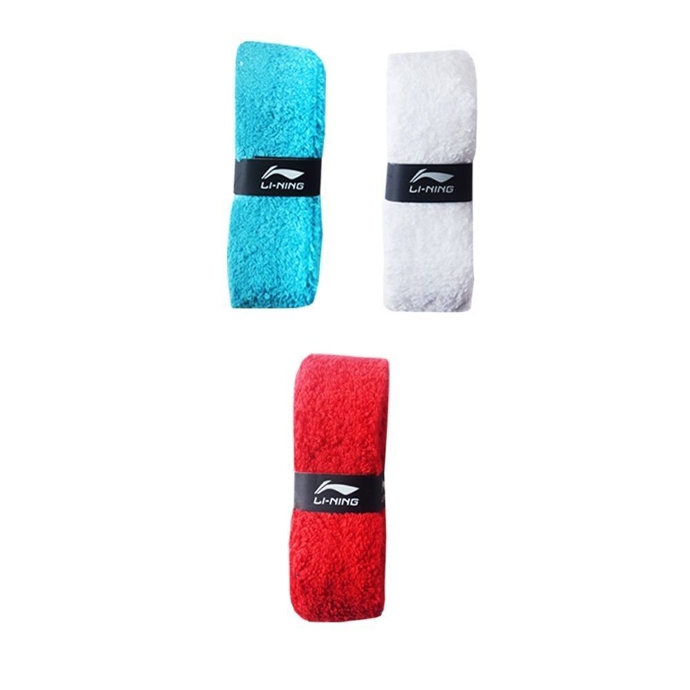 Li-Ning GC001-Badminton Racket Towel Grips Assorted Colours (5, Multicolour)