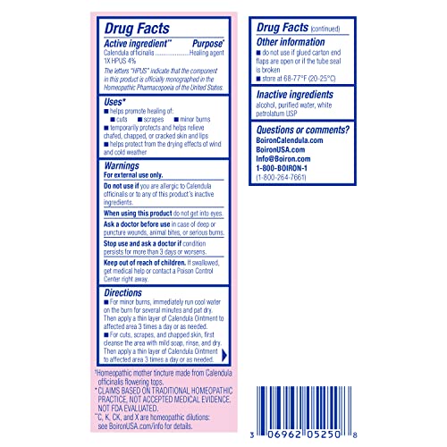 Boiron Calendula Ointment for Relief from Minor Burns, Cuts, Scrapes, and Insect Bites - 1 Oz - image 9