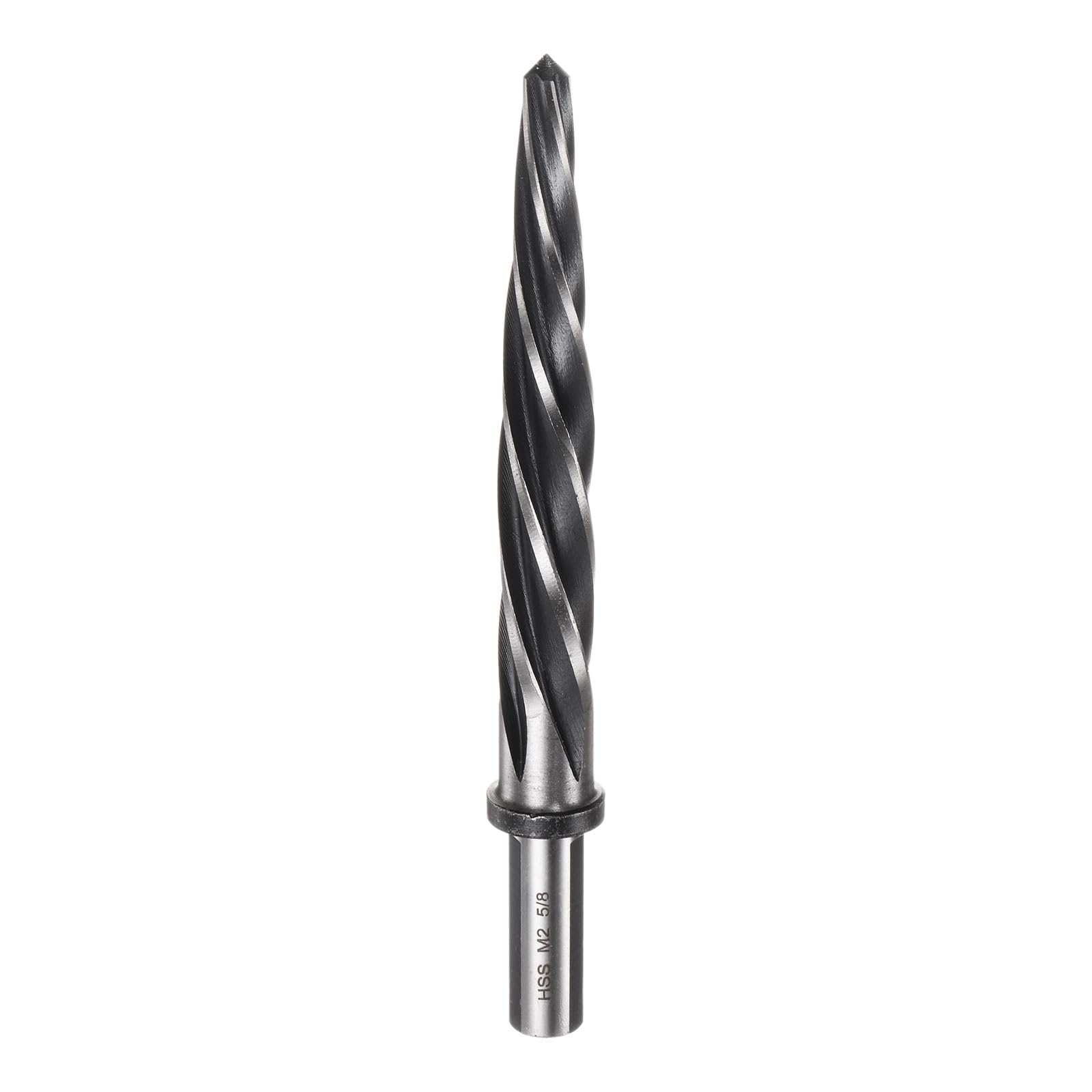 QUARKZMAN Konische Reibahle 15 mm, M2 HSS Spiralnuten-Brückenreibahle mit 1/2" Schaft zum Reiben von Metalllegierungen, Aluminium, Holz und Kunststofflöchern