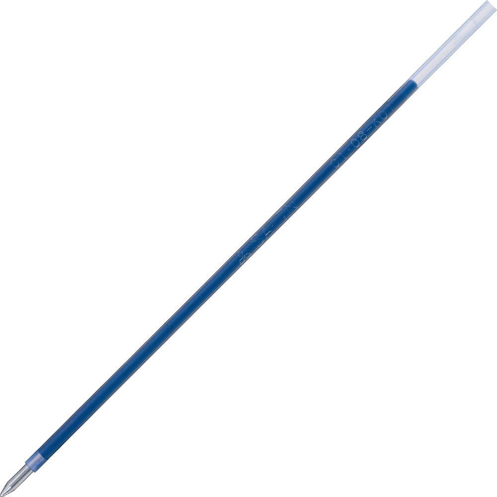 Mitsubishi Pencil SA10N.33 Oil Based Ballpoint Pen Refill, Berry Rakubo 1.0, Blue, 10 Pens