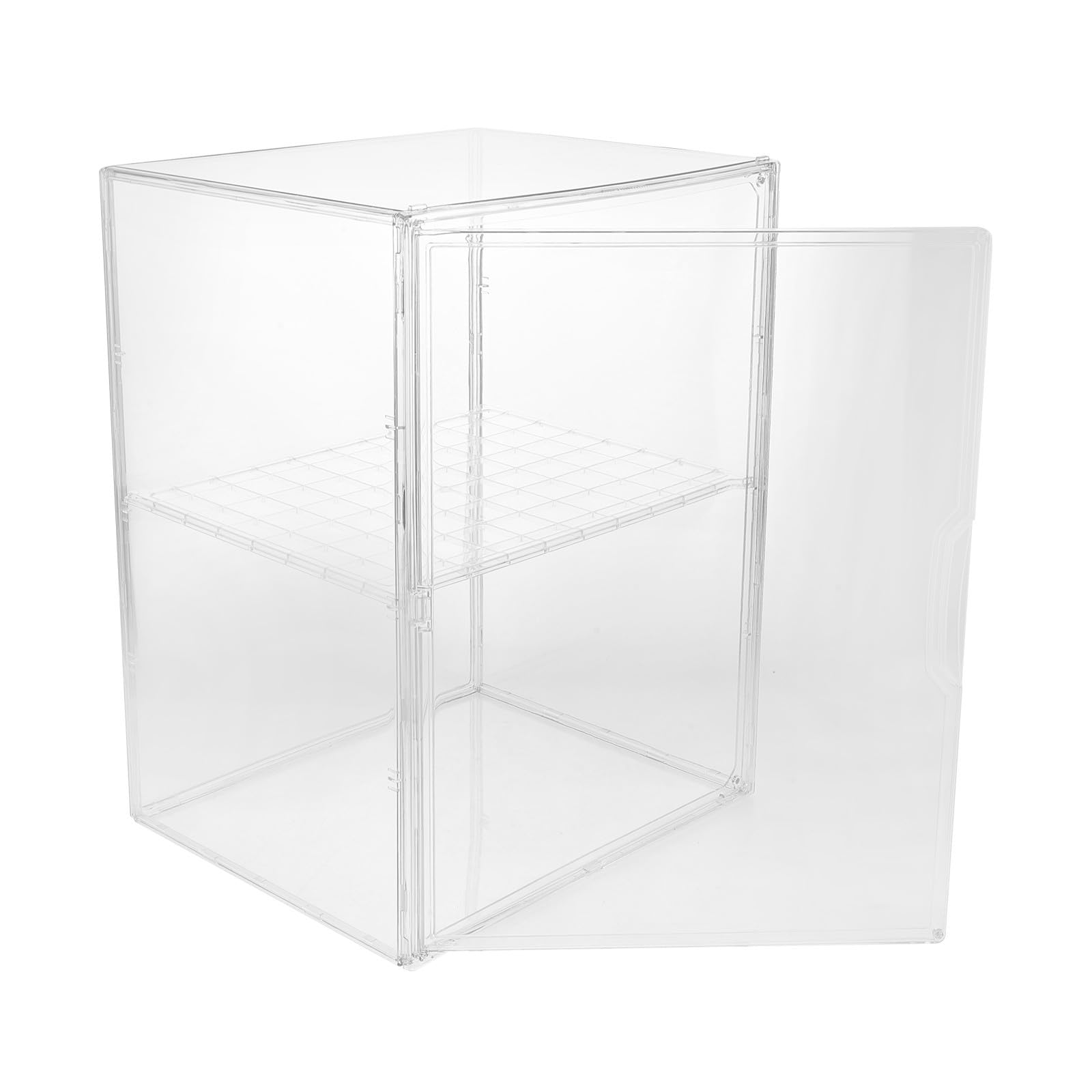 TOYANDONA Babyflaschen Organizer mit Trennwänden aus Acryl, 2-stufig