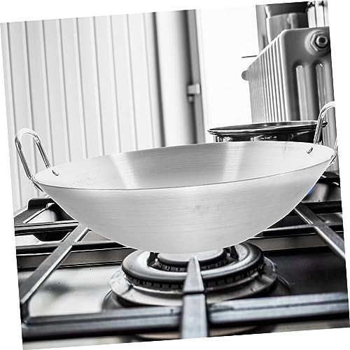 Wok de acero inoxidable Homoyoyo para cocina versátil miniatura 6