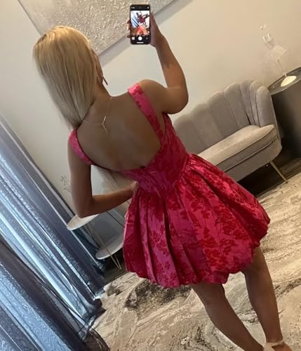 Strapless Floral Homecoming Dresses for Teens 2025 A Line Corset Tiered Short Cocktail Prom Dress2