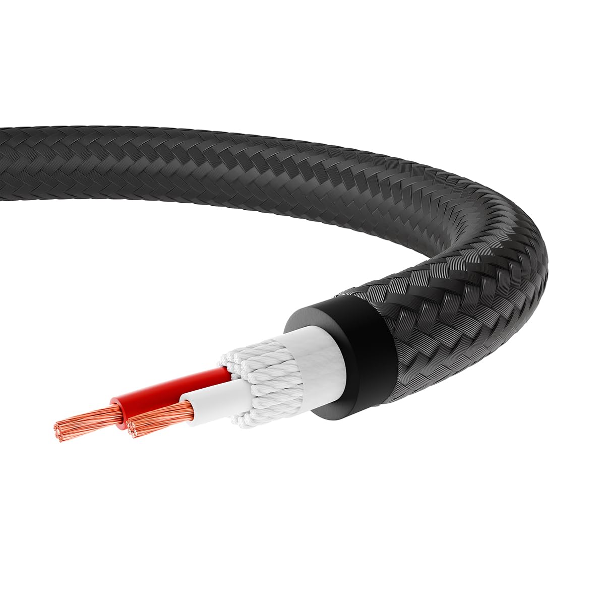 Triangle – Câbles Enceintes Prémontés avec Fiches Bananes 2x2,5m Black Serie – Cuivre OFC 99,99% Pur – Qualité Audiophile – Compatible Amplificateur & Enceintes Passives (Paire)