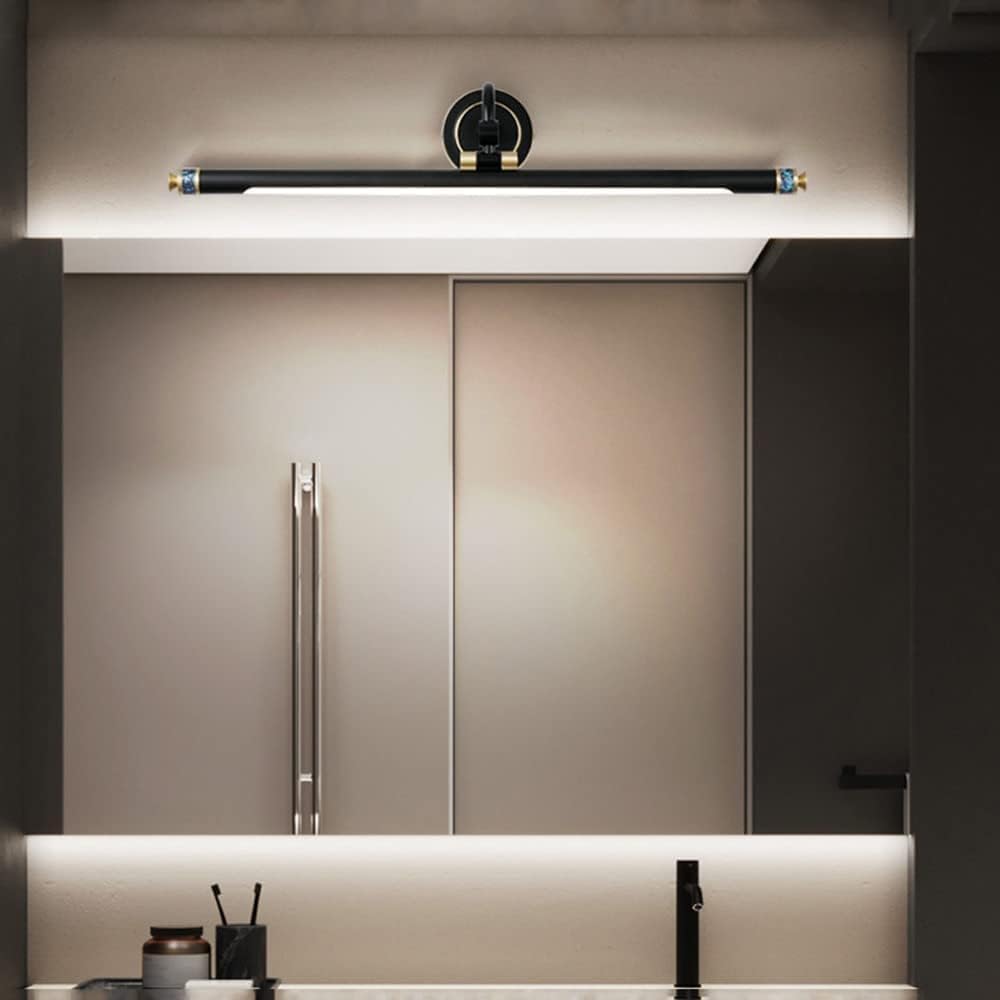 Lámparas Led De Tira Larga Ajustables para Espejo Frontal, Lámpara De Tocador Lineal para Baño, Luminaria para Colocar sobre El Armario del Espejo,Onecolor-62Cm