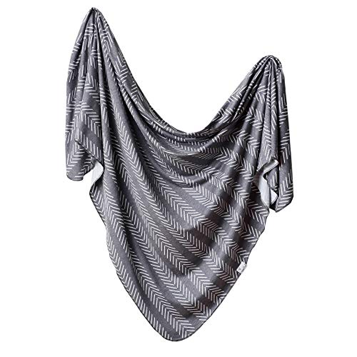 Image of Copper Pearl Large Premium Knit Baby Swaddle Receiving Blanket Canyon