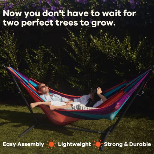 Yellow Leaf Hammocks - 550 Lb. Capacity Portable Hammock Stand, 9 Feet Long - Compatible With Our Double And Family Size Hammocks - Color: Charcoal #TOP2