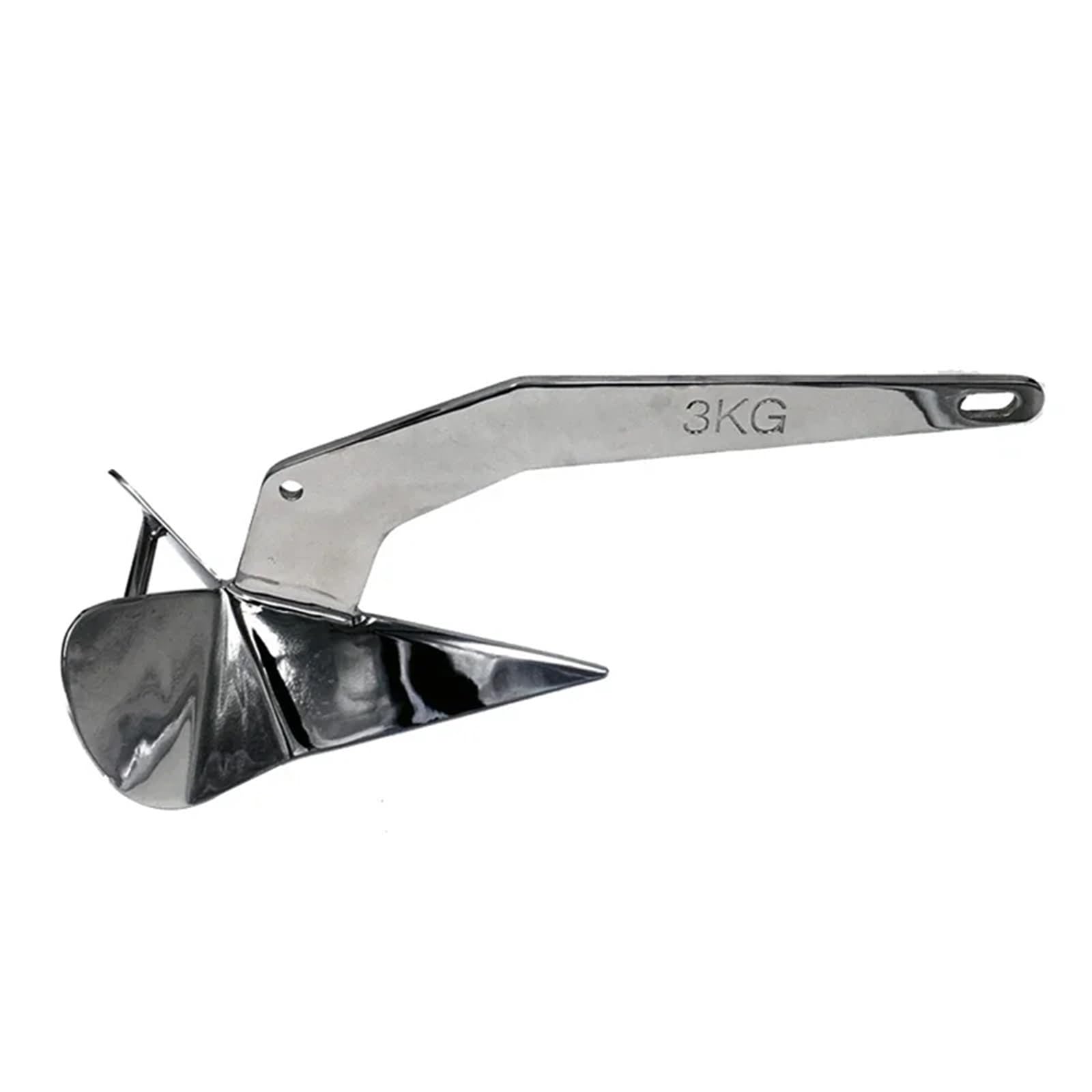 Ancore marine for barche in acciaio inossidabile 316 lucidanti da 3 kg. Ancora for barche marine. per motoscafi, gommoni