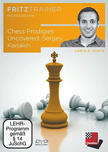 Preisvergleich Produktbild Chess Prodigies Uncovered: Sergey Karjakin, DVD-ROM Interaktives Video-Schachtraining mit Fritztrainer!. 300 Min.
