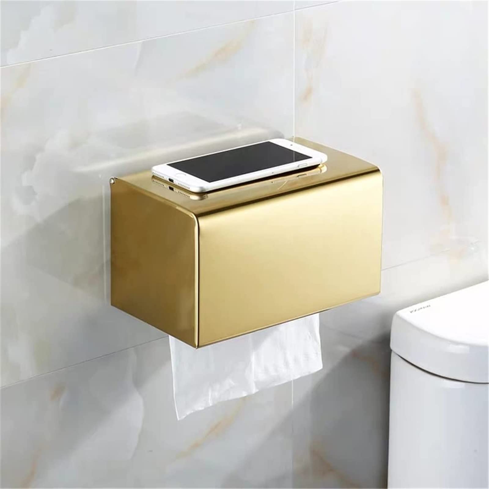 HLTYGWX uchwyt na papier toaletowy uchwyt na papier toaletowy uchwyt na papier toaletowy akcesoria łazienkowe papier w rolce stojak na telefon komórkowy uchwyt na ręcznik papierowy pudełko na papier