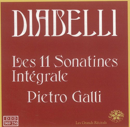 Diabelli Les 11 Sonatines: Integrale [Audio CD]