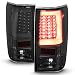 For 04-15 Nissan Titan Pickup Smoked Lens C-Shape LED Tube Tail Brake Light Lamp Assembly