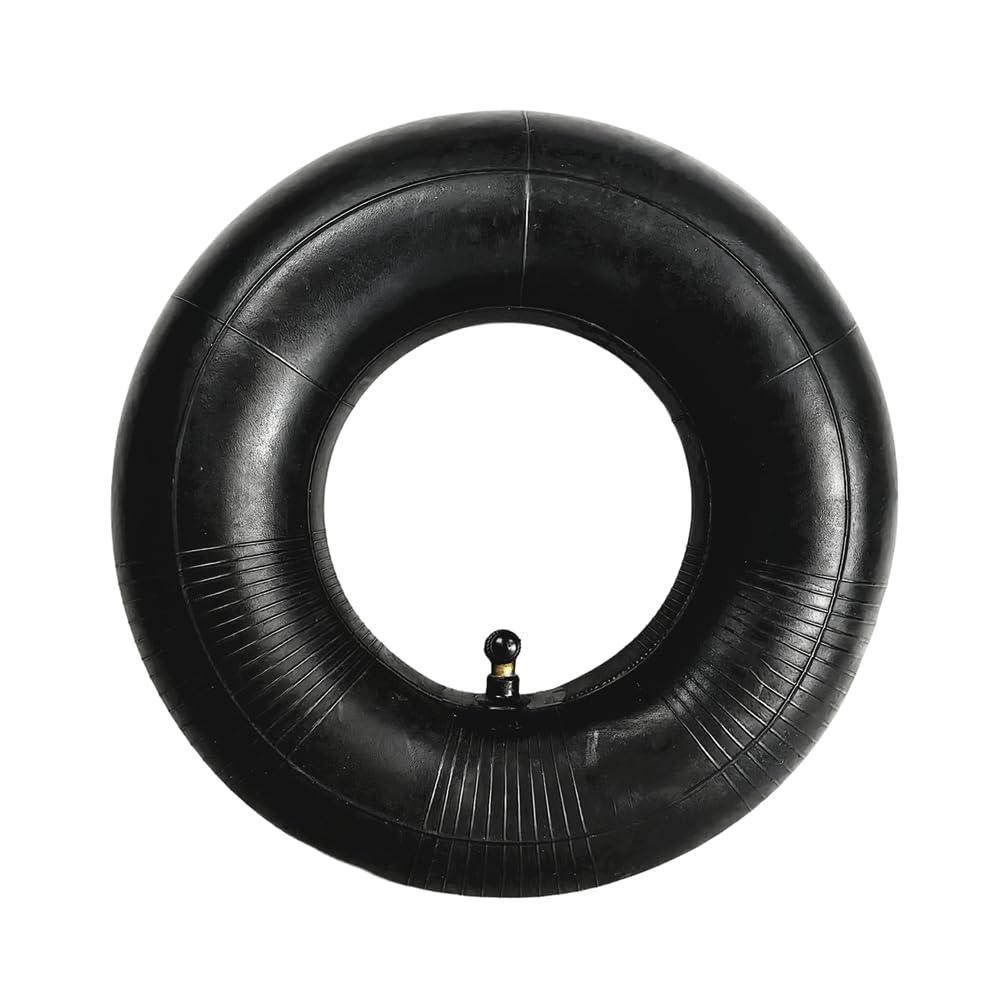 Xnuiasqe Black Lawn Mower Accessories- Rubber Tire Inner Tube 4.10/3.50-4 260X85 Curved Nozzle Inflatable Replacement Parts