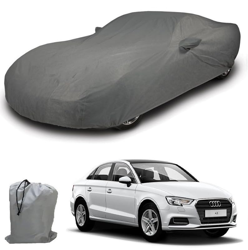 Image of ARCUATE Triple Layer Custom fit Car Body Cover for Audi A3 |Top Layer Dustrproof | Middle Layer Waterproof | Bottom Layer Scratch Protection | Outdoor Indoor Fabric