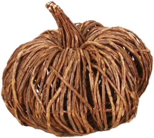 RBS1759A-3 Wooden Pumpkin Garden Accent, 12 by 10.5-Inch