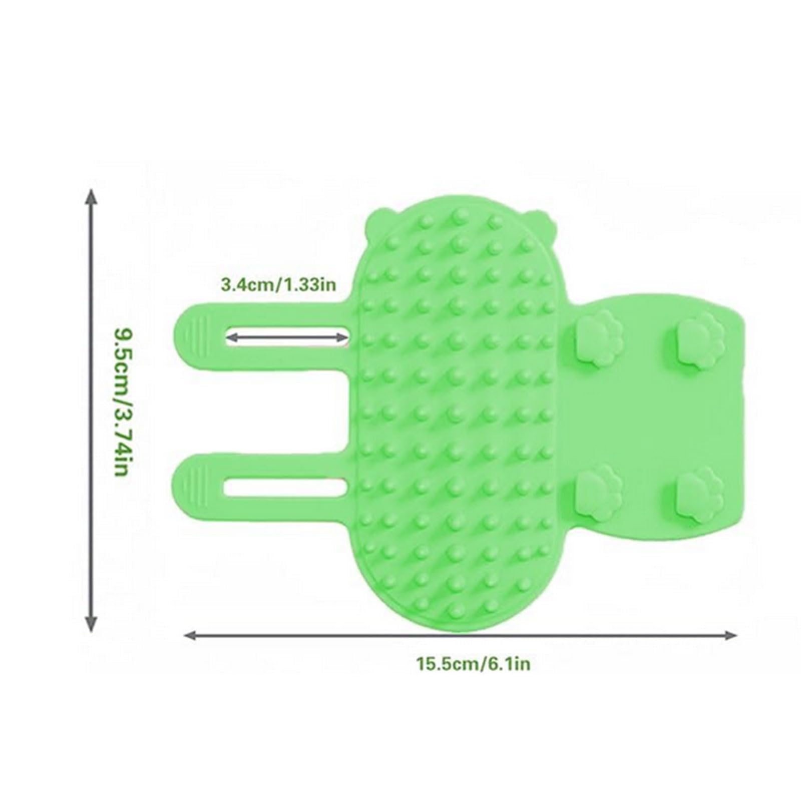Wmzjnljy 4pcs Cat Self Groomer Soft Silicone 2-in-1 Cleaning Pet Brush Cat Corner Brush Wall Corner Tickling Adjustable Face Scratchers for Haired Scratchers for Table Legs(U71-4) - Image 2