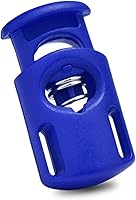 Vista 18 de CooBigo 20 piezas de cierres de cordón de resorte de plástico, cierres de palanca de cuerda de paracaídas para pantalones de sudor con cordón