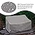 BOLTLINK Outdoor Patio Furniture Covers Waterproof ,Durable 3-Seater Sofa Cover Fits up to 79W x 38D x 35H inches
