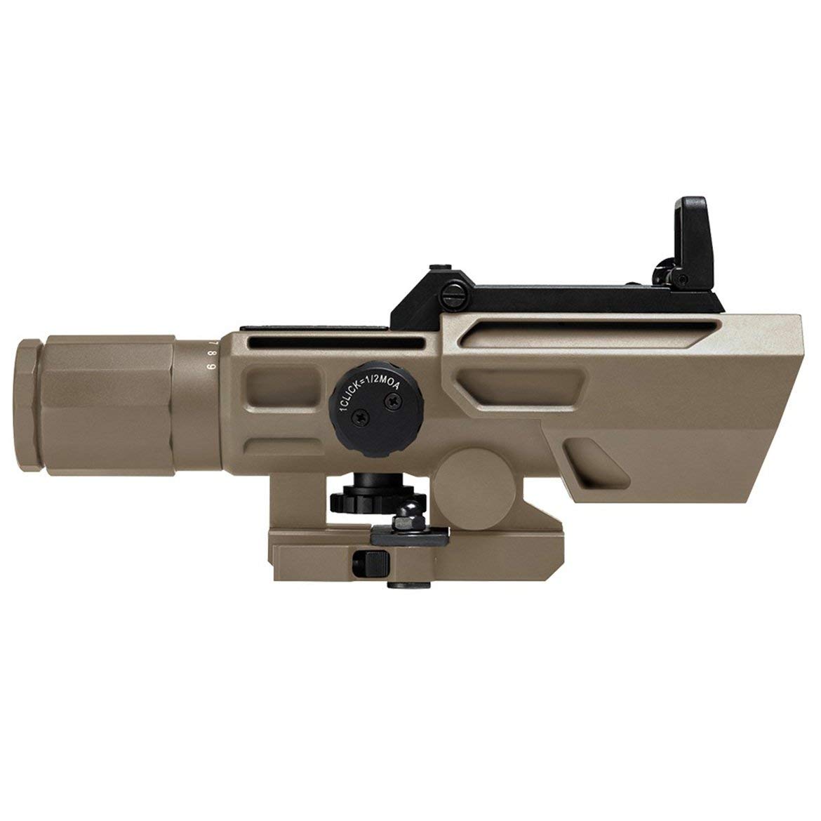トイガン NcSTAR VADOTP3942G ADO 3-9x42mm x 40mm ADO 3-9X42 Scope w/Flip Up Red Dot Optic