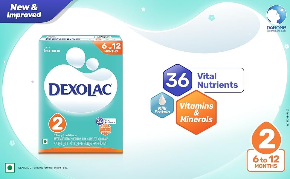 Image of Dexolac Follow-Up Formula Stage 2 Powder (6-12 Months), 1.2 kg