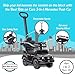 Best Ride On Cars 3 In 1 Mercedes G-Wagon Push Car for Toddlers 1 to 3 Years Old, Kids Outdoor Stroller with Music, Horn Sounds, and Handle, Realistic Driving Experience, Black