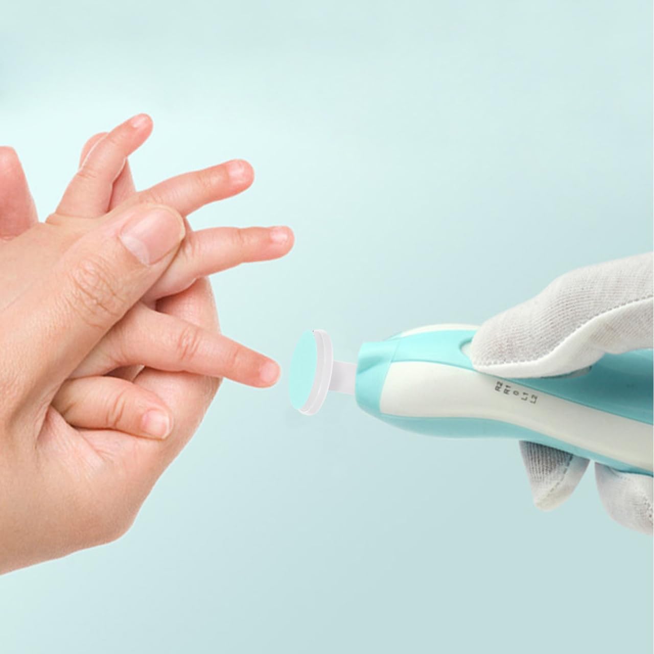 Housoutil 12pezzi Testine Ricambio Lima Elettrica Neonato, Ricariche per Lima Elettrica Bambini, Verde, Adatto a Bambini 12 Mesi in Su