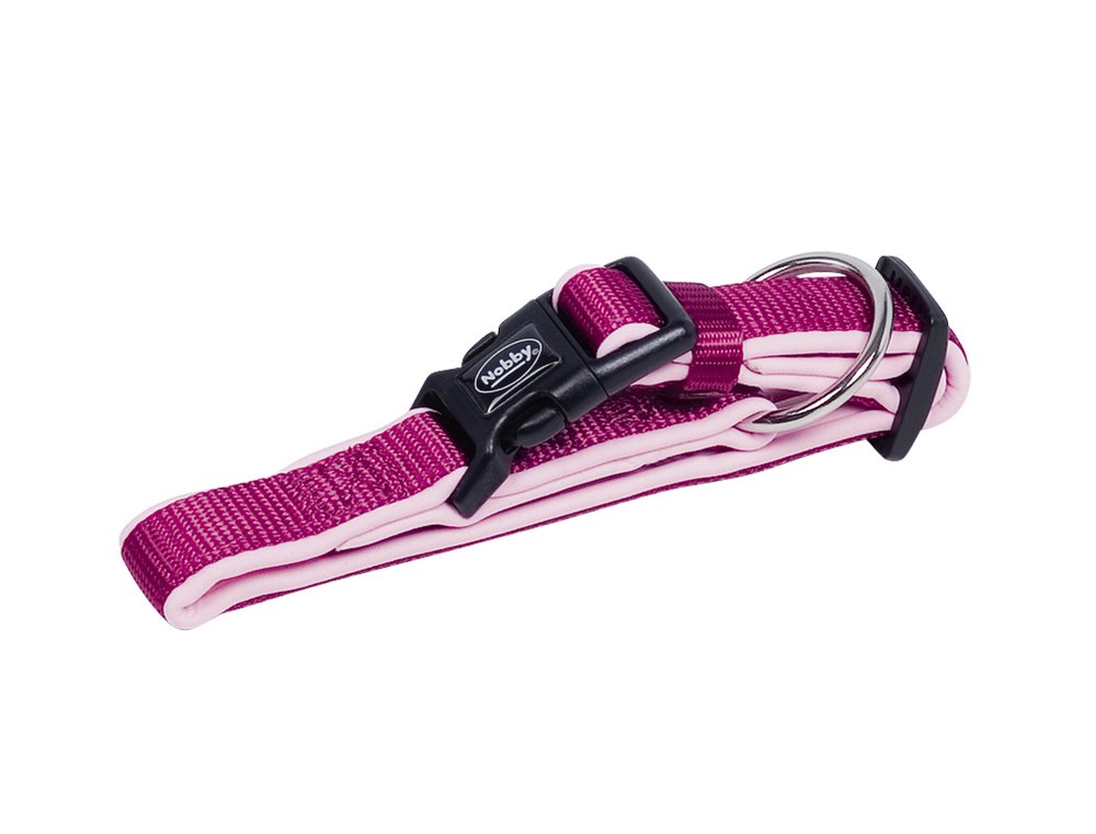 Nobby Classic Preno Dog Collar, 25-35 cm/15-20 mm, Raspberry/Pink