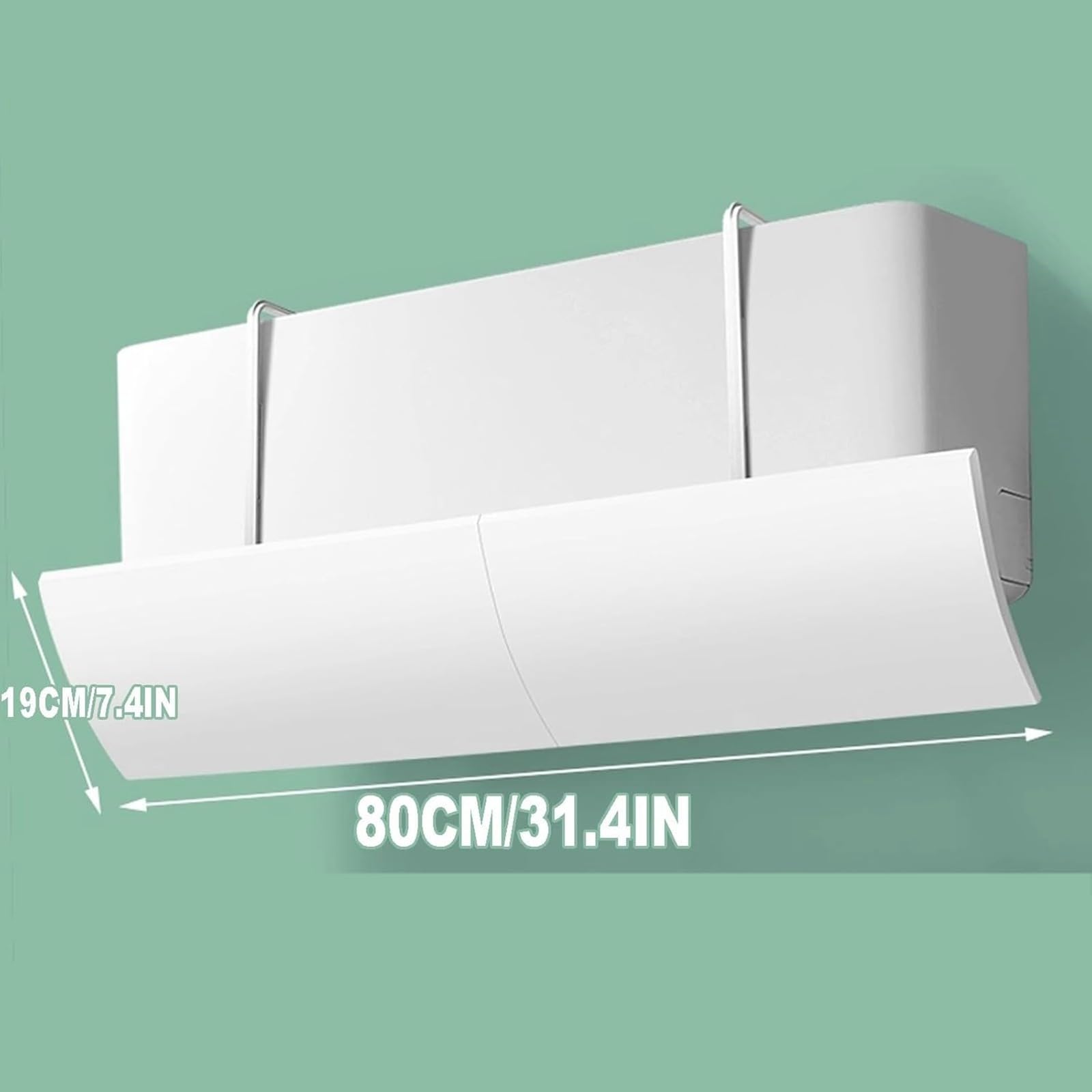 Deflettore Condizionatore Universale Deflettore Parabrezza aria Condizionata Scudo Design Scalabile del Condizionatore Freddo/Calda Deflettori Aria Condizionata Anti Diretto Blowing