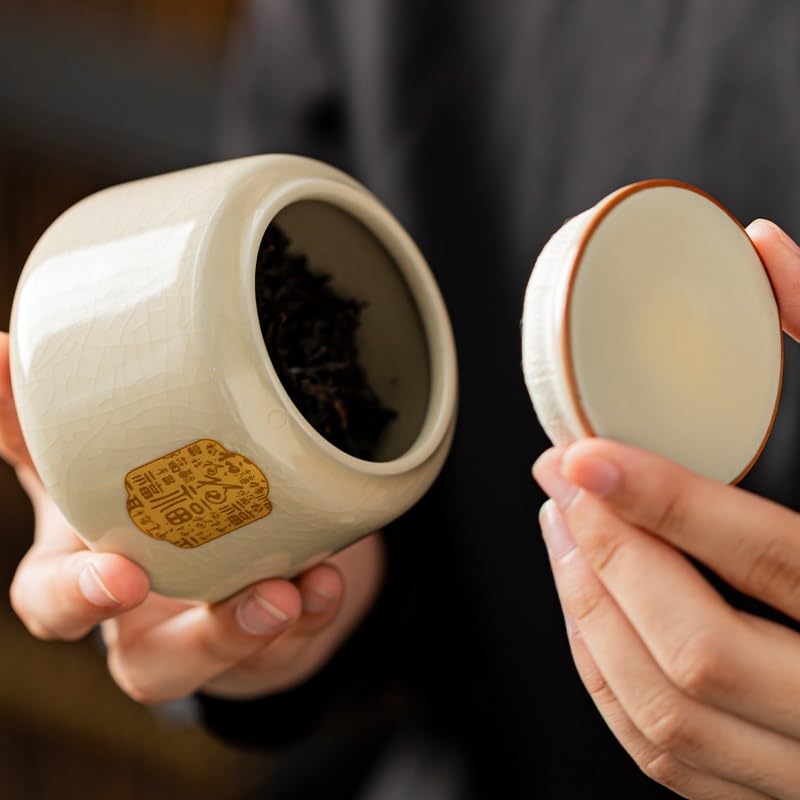 Boîte à thé céramique ENGENDER, préservez les souvenirs de vos pauses douceur