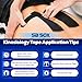 SB SOX Original Cotton Kinesiology Tape Roll – Best Latex Free Athletic Tape for Muscles/Joints – Waterproof, Stretchy, and Gentle on Skin (16ft) (Nude - Precut)
