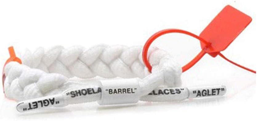 Lshan Lion Co OW White Bracelet Limited North Card Blue Black White Couple Lace Woven Bracelet