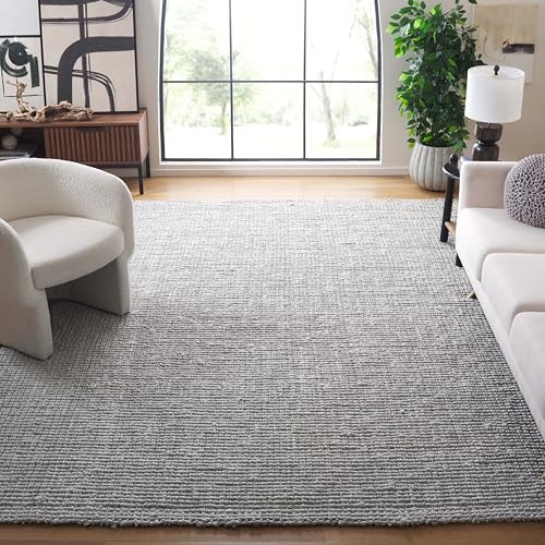 Tapete natural de fibra SAFAVIEH 9'x12' gris