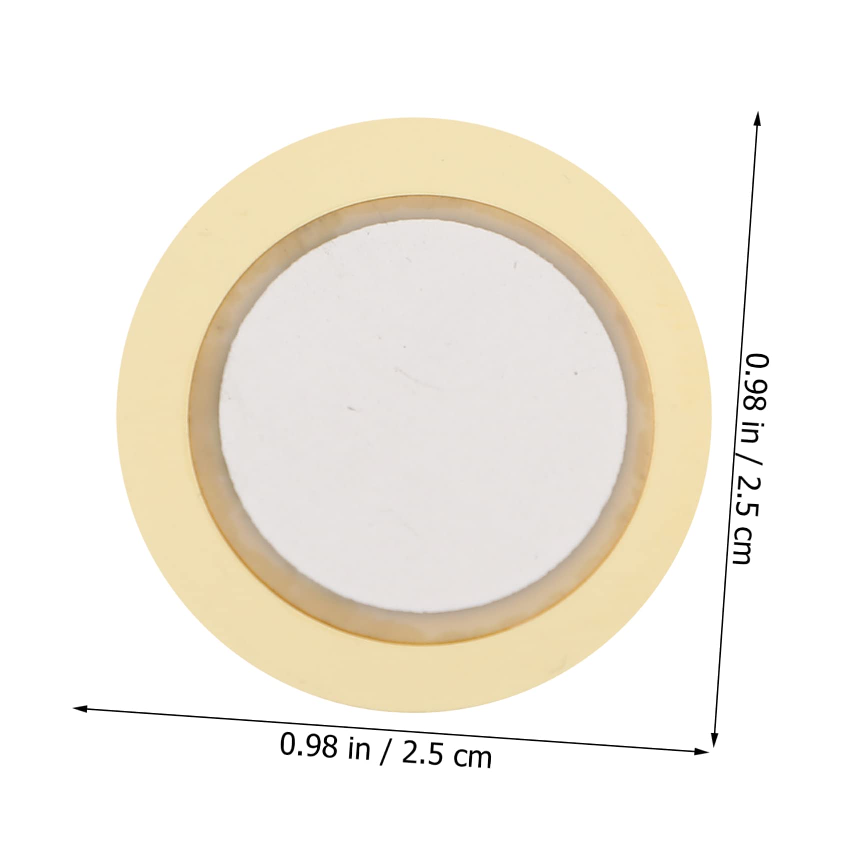 BESPORTBLE 50Pcs Piezo Discs Acoustic Pickup Transducer for Guitar Accessories Durable and Practical for Sound Detection Electronic Applications