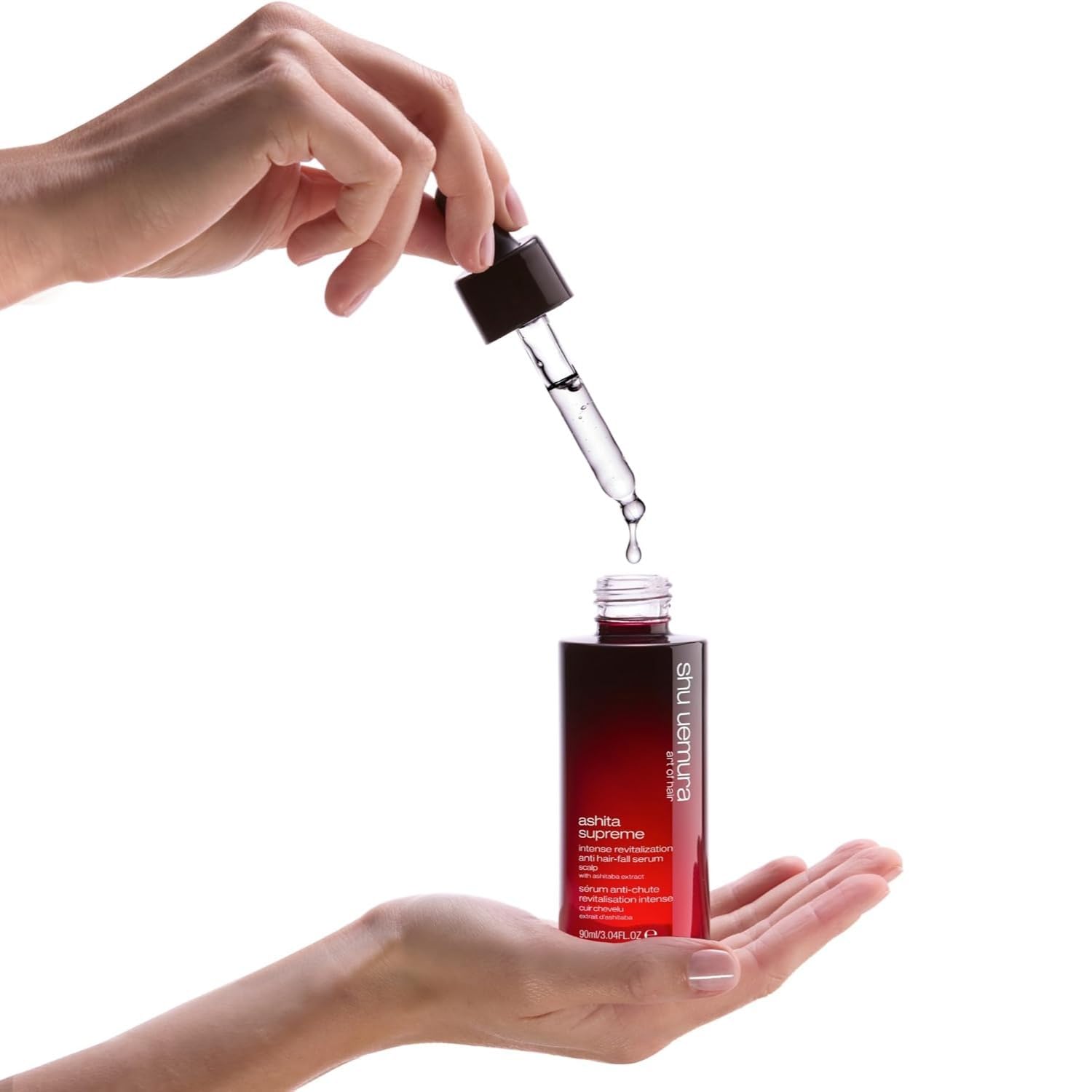 Ashita Supreme sérum anti-chute triple action pour un cuir chevelu et des racines revitalisés 90ml
