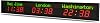 World Time Zones Clock, Mega LED Countdown Timer,Digital Multiple Time Zones Clock,with Remote control | Rugged Aluminum Housing for HotelsEnterprisesairports,3City