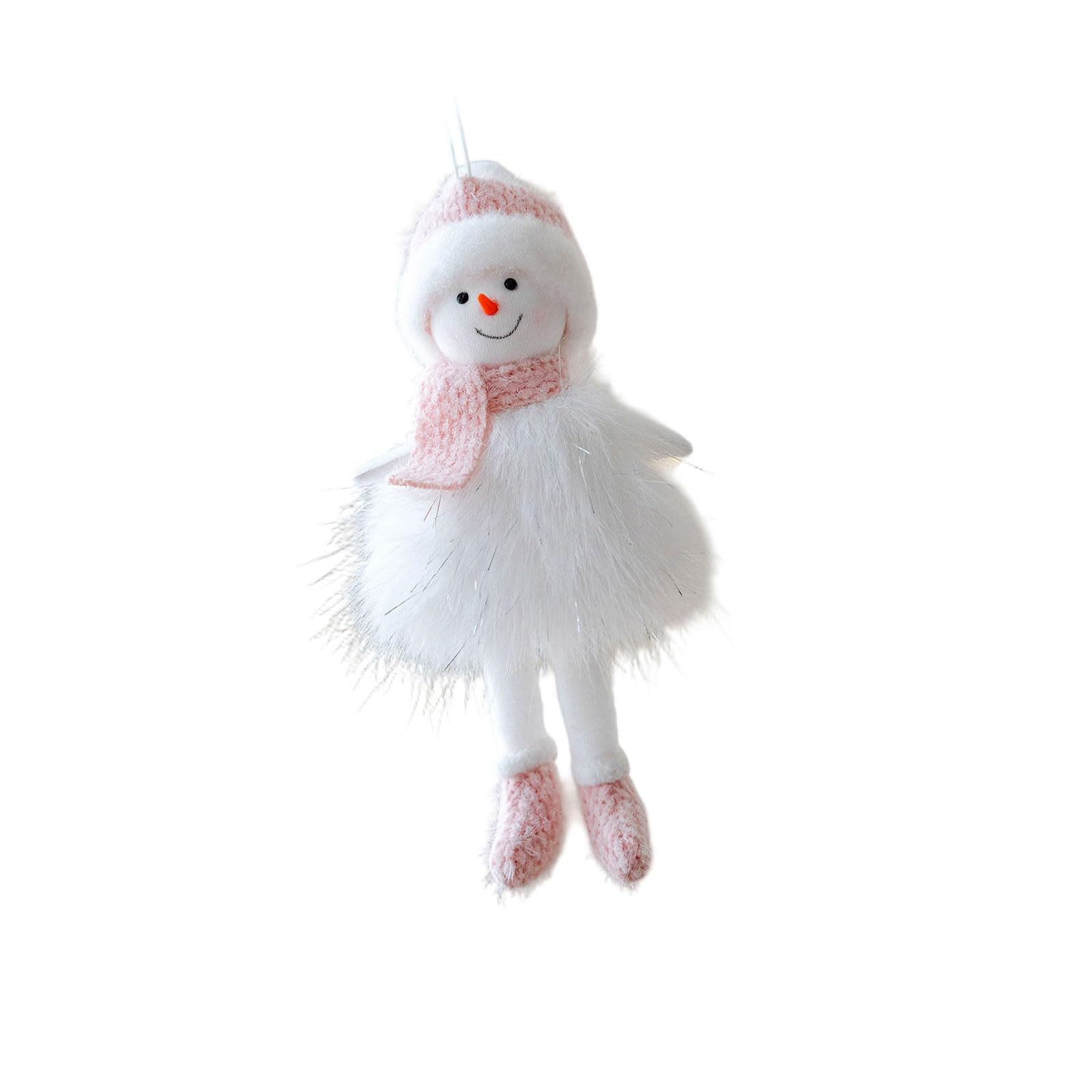 Msioytog B Fascinating Snowman Hangings Plush Toy For Christmas, Soft Fabric Decoration For Home Living Room And Offices Holiday Setup Snowman Door Hangings